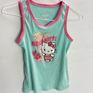 🎈Hello Kitty Mint Green and Pink Tank Top